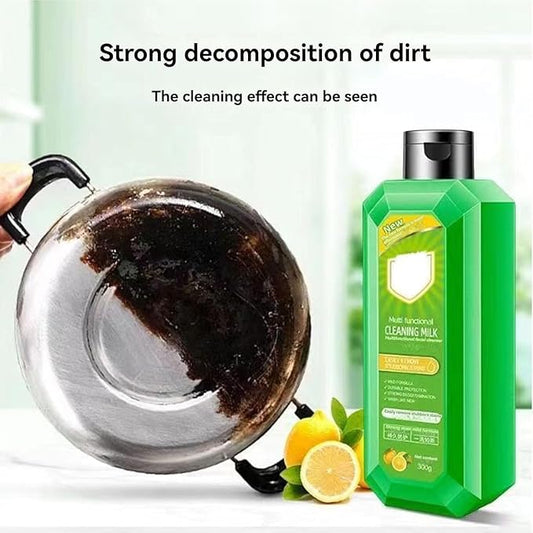 Cleaning Milk House Cleaner, Powerful Multifunctional Concentrated Cleansing Lotion, Multifunctional Cleansing Milk, Powerful Multifunctional Cleaner Liquid Milk, Removes Stubborn Stains (1, 1PCS)
