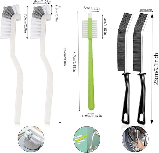 14 Pcs Crevice Cleaning Brush, Corner Brush, Screen Cleaner Brush, Cleaning Tools for Housekeeping, Garbage Disposal Cleaner Brush, Window Track Cleaning Tools, Kitchen (14pcs)