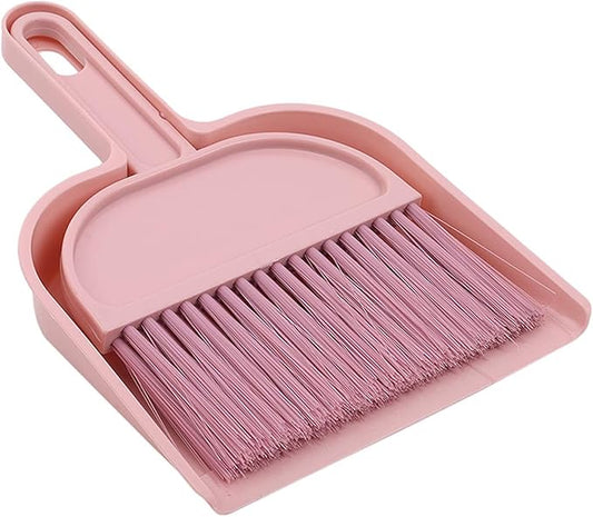 Mini Broom and Dustpan Set, Compact Cleaning Kit for Home Car Camping Small Spaces Pet Cleanup and Travel