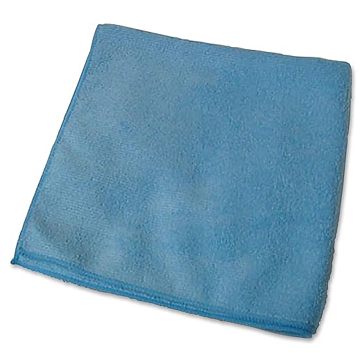 Genuine Joe General Purpose Blue Microfiber Cloth (Pack of 12)