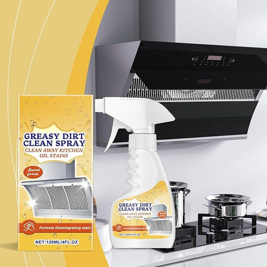 Multifunctional Powerful Kitchen Foam Cleaner,All-Purpose Oil Stain Cleaning Spray,Grease and Stains Remover for Stoves,Cookware,Appliances & More (2)