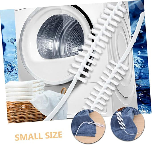 DOITOOL 2pcs Practical Washer Brush for Cleaning Machine Inner Dryer Vent Bristles
