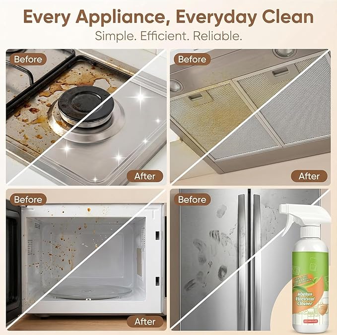 Electrolyzed Ion Kitchen Cleaner Spray, Multi-purpose Household and Kitchen Cleaning Spray, For Hold, Oven, Stove, Range Hood, Easy Cleaning Household