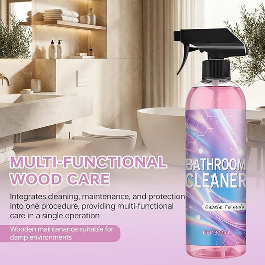 Bathroom Cleaner, Powerful Pink Bathroom Cleaner Spray, Bathrooms Descaler Foam Cleaners for Sink Tub Floor Tile (10 Fl Oz)