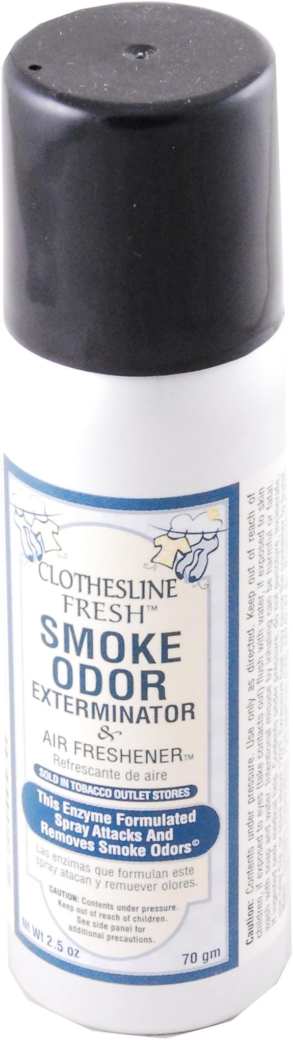 Smoke Odor Exterminator 2.5oz Mini Spray, Clothesline Fresh