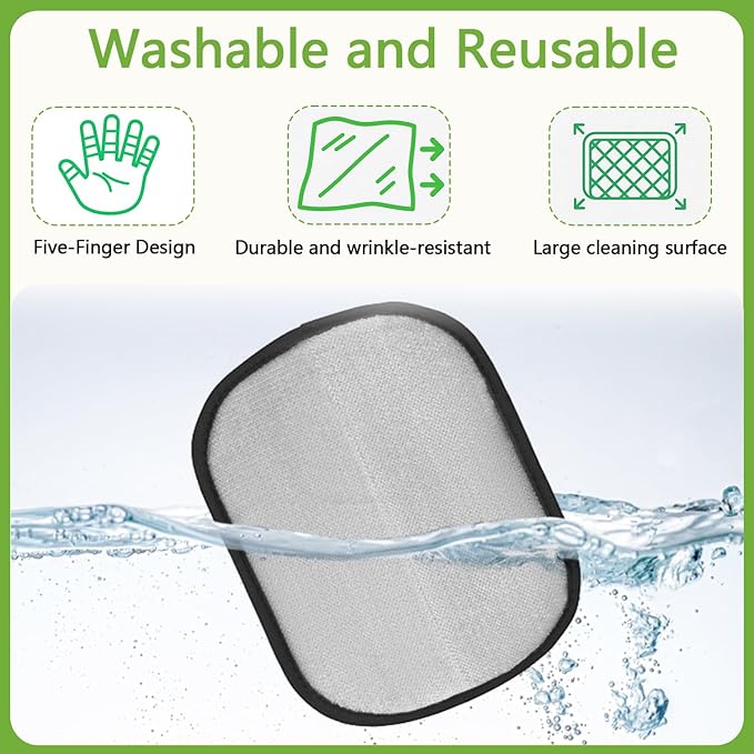 Pet Hair Remover Gloves for Dogs and Cats(3 Pcs, Pet Hair Removal Glove for Furniture, Car Interiors, Bedding & Clothing