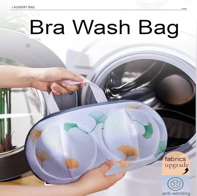 4Pcs Bra Mesh Laundry Bags for Delicates with Premium Zipper Bra Washing Bag for Laundry,Lingerie Bags for Washing Delicates underwear Support Frame Design,integrated washing and care