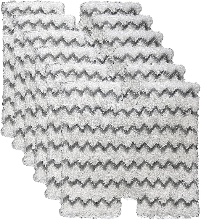 6 Pack Steam Mop Pads for Shark Lift-Away Pro Genius S3973, S3973D, S3973WM, S5002Q, S5003A, S5003D, S5004, S6001W, S6002, S6002C, S6003D, S6003W Touch-Free Dirt Grip Washable Replacement Mop Pads