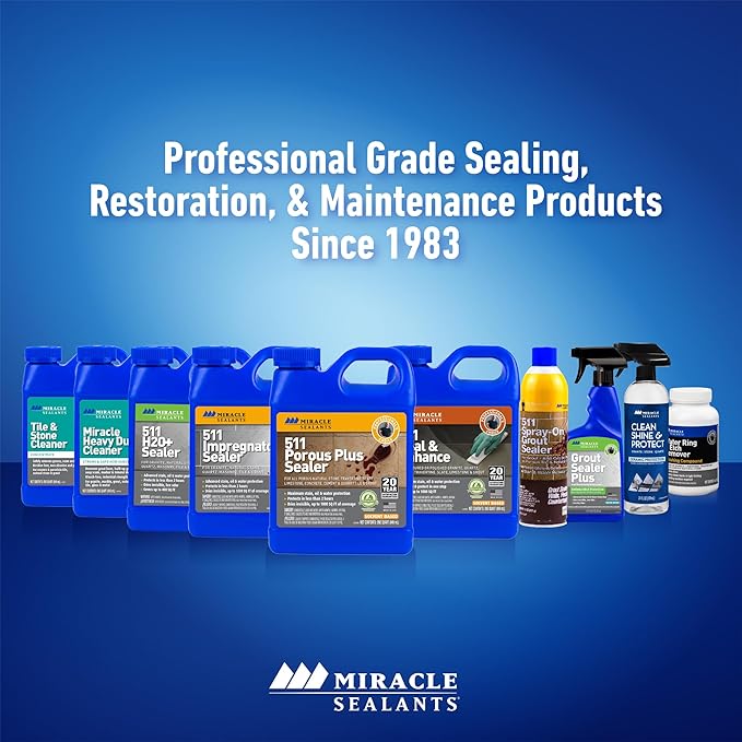 Miracle Sealants Daily Cleaner for Granite, Quartz, Marble, Quartzite, Countertops pH Neutral, 24 oz, 6 Pack