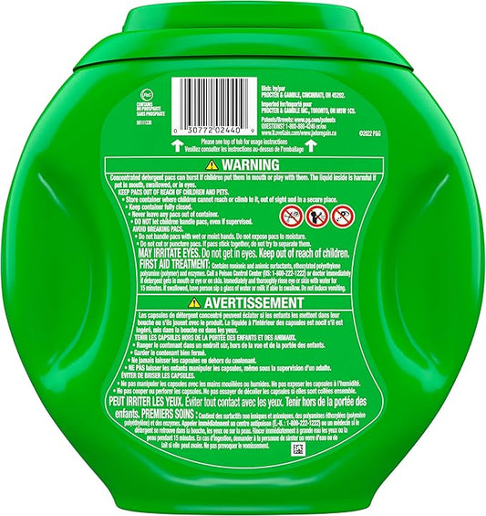 Gain Flings Laundry Detergent Pacs with Odor Defense, 60 Count, Super Fresh Blast Scent, HE 3in1 Detergent Pacs with Febreze and Oxi