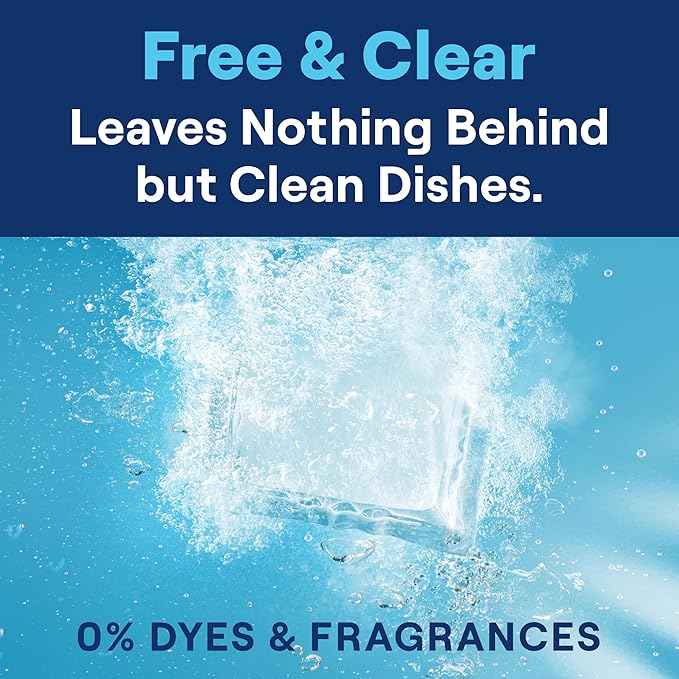 Seventh Generation Dishwasher Detergent Packs, Blasts Away Stuck-On Food, Free & Clear, 20 Packs
