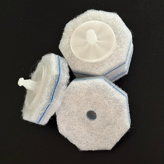 Disposable Toilet Brush & Wand Refills, 50 Count 3-Layer Octagonal Toilet Cleaner Heads, Compatible with Most Standard Toilet Wands, Hygienic Bathroom Deep Cleaning