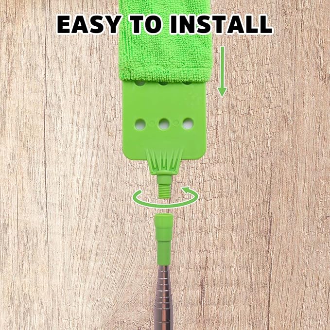Retractable Gap Dust Cleaner, Bafezoze Gap Cleaning Brush with Long Extension Pole, Flat Duster Under Fridge Appliance Furniture Stove Oven Door Couch