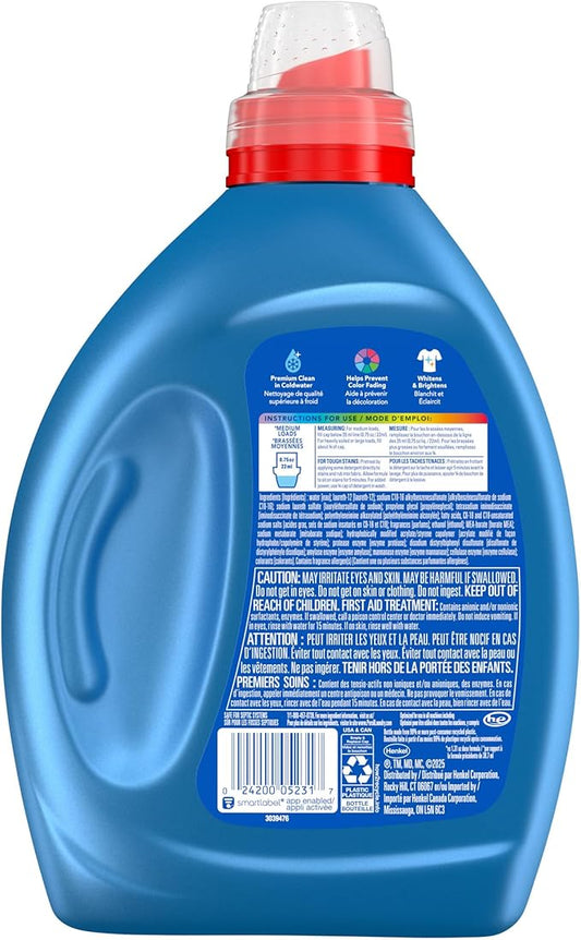 Persil Original Everyday Clean,Liquid Laundry Detergent,High Efficiency (HE),Deep Stain Removal,Ultra Concentrated,50 fl oz,66 Loads,(Pack of 2)