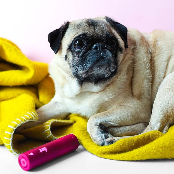 Flint Classic Pink Retractable Mini Lint Roller with 90 Extra Sticky Sheets, Small and Portable Lint Roller, Ideal Pet Hair Remover, Travel Lint Rollers for pet Hair Extra Sticky