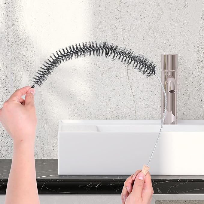 Cleaning Brush for Radiator, Dryer Lint Brush Radiator Duster Brushes Vent Cleaner Long Handled Radiators Brushes Refrigerator Coil Brushs Washing Machine Cleaning Tools for Household (1 Pack)