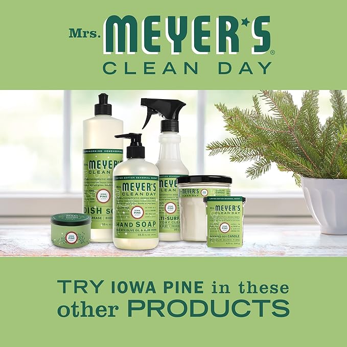 Mrs. MEYER'S CLEAN DAY Multi-Surface Cleaner Spray,Cruelty Free Formula,Iowa Pine,16 fl. Oz,(Pack of 6)