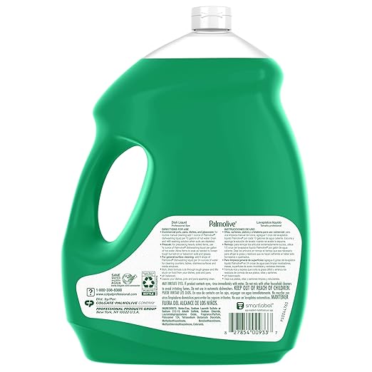 Palmolive Professional Dishwashing Liquid, Fresh Scent, 145 Oz Bottle, Pack of 4