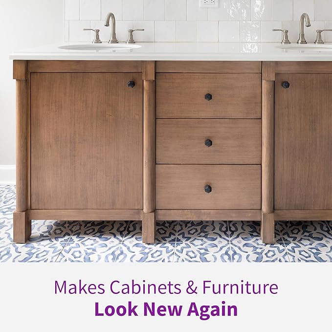 Rejuvenate Cabinet And Furniture Restorer Fills In Scratches, Shines And Protects Indoor Cabinets And Furniture, 16 Ounces