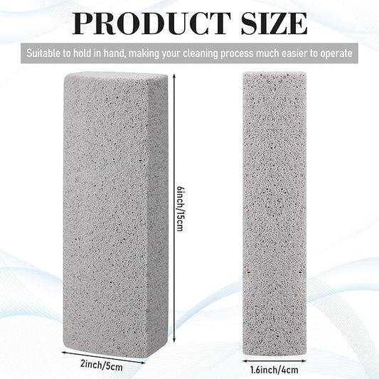 Loopeer 2 Pcs Pet Hair Remover Pumice Stone for Dog Cat Hair Removal Cleaning Pet Fur Stone 6 Inch Dog Fur Cleaning Tool for Car Interior Bedding Carpet Couch Furniture(6 x 2 x 1.6 in)