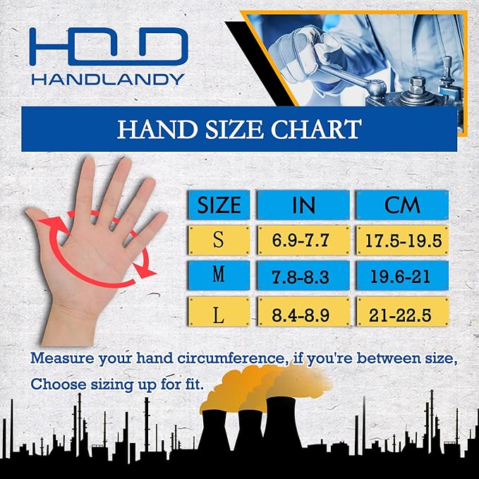 HANDLANDY Chemical Gloves, Heavy Duty Cleaning Gloves