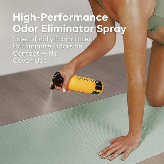 Nonaste Odor Eliminating Spray for Shoes, Gym Bags, Sports Gear & Yoga (16 Oz, Pack of 2) | Long-Lasting Fabric Refresher with Enzymes | Shoe Deodorizer & Gym Bag Deodorizer, Fabric-Safe