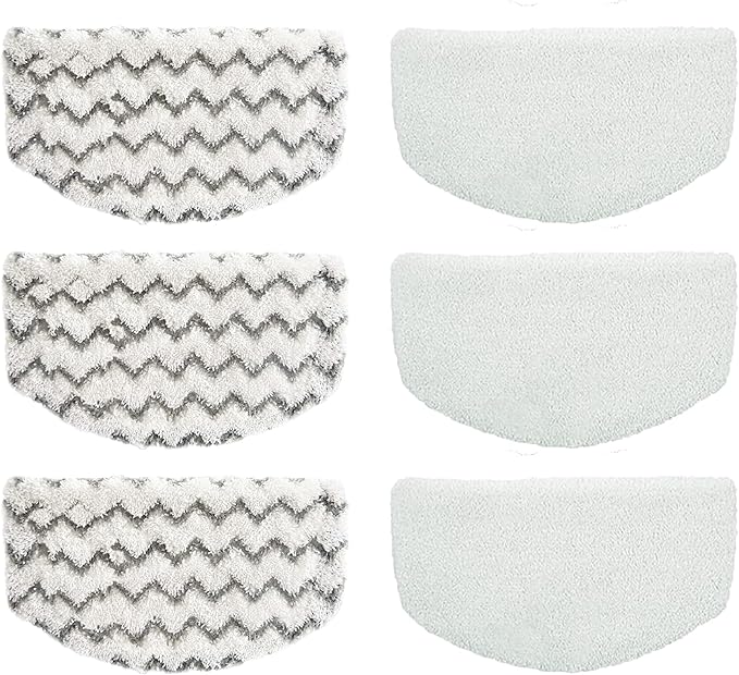 1940A Steam Mop Pads Washable for Bissell Powerfresh Replacement Steam Cleaner Pads for 1806 19404 1440 1544 2075A 2685A 19402 19408 1940f 1940q 1940t B0006 B0017 Microfiber Hard Floor Cleaning
