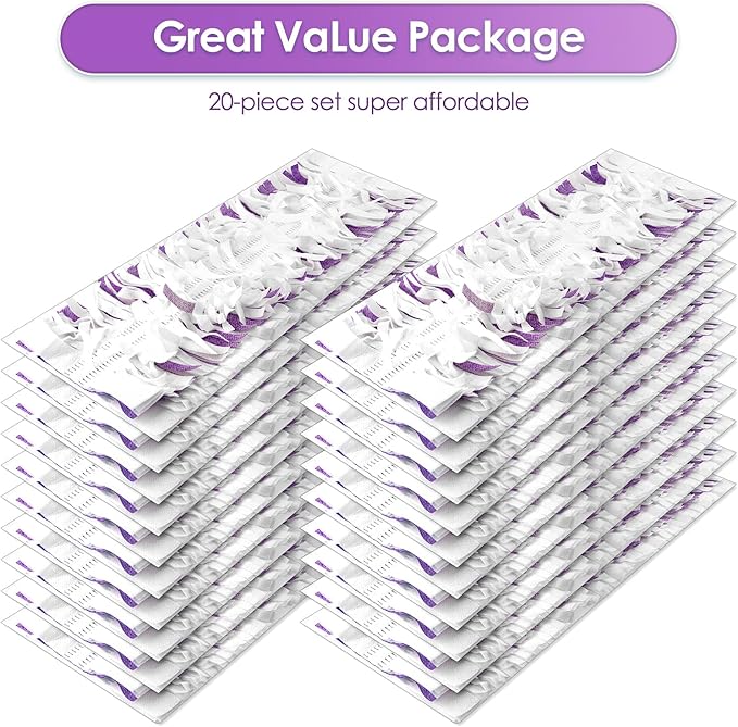 (20 Count) Disposable Mopping Pad Refills Compatible with Swiffer PowerMop, Spray Cleaning Replacement Pads, Multi-Surface Mop Refills for Floor Cleaning, 20 Pieces Spare Pack