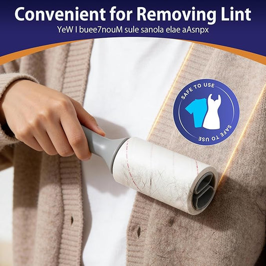 Lint Rollers for Pet Hair Extra Sticky,Portable Pet Lint Remover for Clothes, Sofa Bed, Car Seat, and More-(b440)