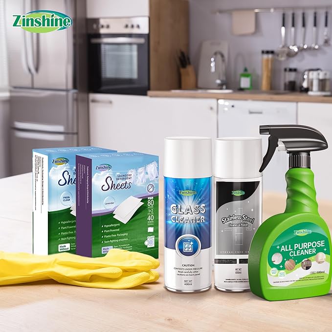 Shower Cleaner, All-Purpose Cleaner, Plant-Based Floor cleaner, Biodegradable Formula for Kitchens, Bathroom, Countertops, Ovens, and Appliances