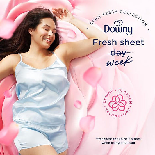 Downy Fabric Softener Liquid, April Fresh Scent, 111 fl oz, 150 Loads