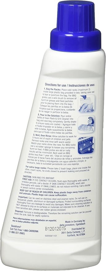 Carbona 2-in-1 Oven Rack and Grill Cleaner Bagged 16.8 Oz