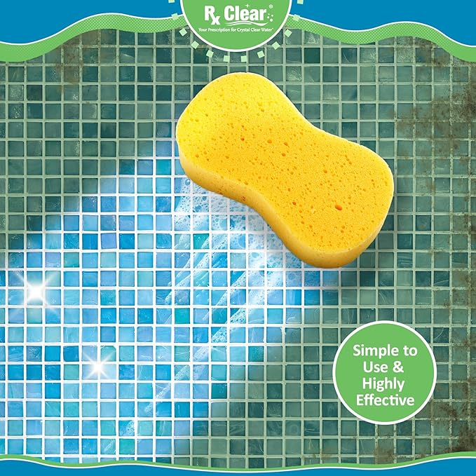 Rx Clear Title Heavy Duty Tile & Vinyl Cleaner | Multi-Purpose Chemical for Indoor and Outdoor Surfaces Including Swimming Pools | Cleans On Contact | 1 Quart Bottles | 4 Pack