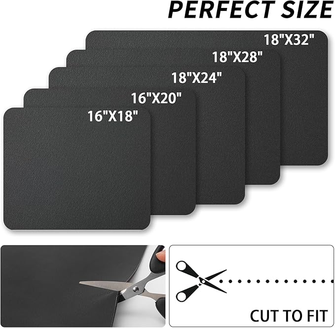 HotLive Dish Drying Mat for Kitchen Counter, Heat Resistant Drainer Mats with Non-slip Rubber Backed, Hide Stain Kitchen Super Absorbent Draining Mat, Easy to Clean Dish Rack Pad, Black 18"x24"