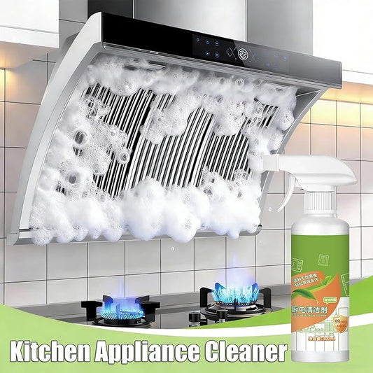 Kitchen Appliance Cleaner Spray, 300ml Household Appliances Cleaner for Household Appliances, Multi-Purpose Cleaner for Hood, Oven, Stove & More