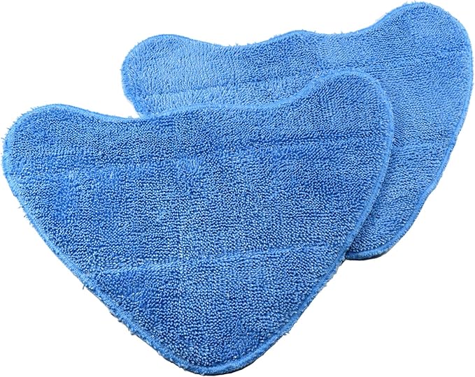 HQRP 4-Pack Microfiber Steam Mop Pads Replacement for Hoover Part WH01000 Compatible with Hoover WH20200 WH20201 Steam Mop, WH20300 Canister Steam Cleaner Steamer