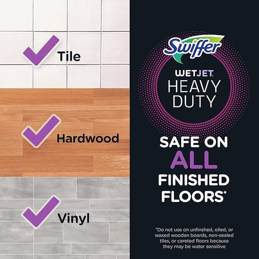 Swiffer WetJet Unstopables Refill Solution for Floor Cleaning, Fresh Scent, 1.25 Liters