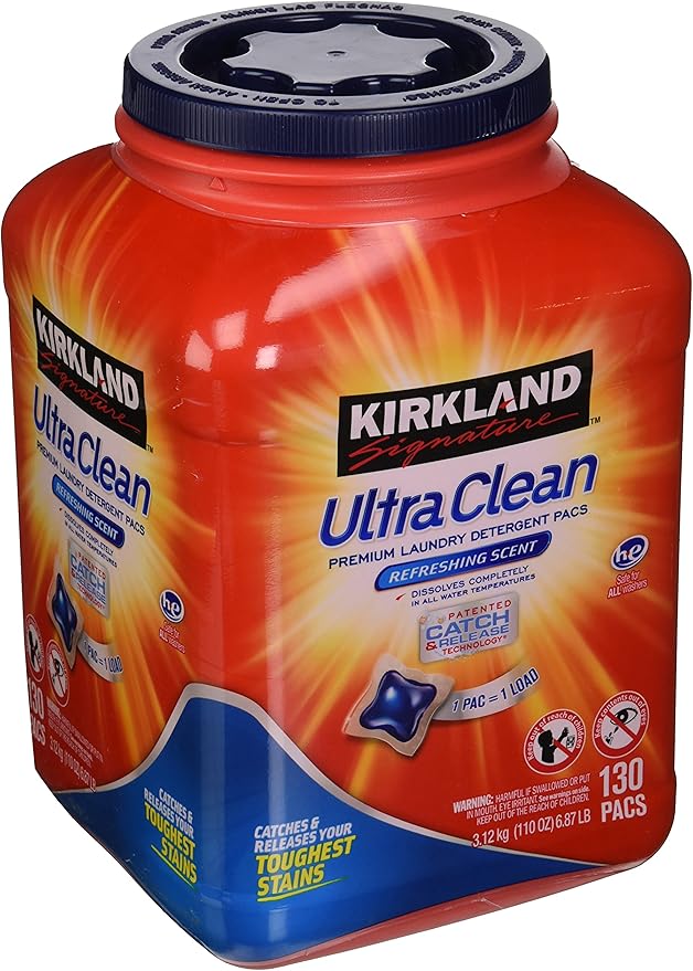 Kirkland Signatur Ultra Clean Laundry Detergent 130 Pacs