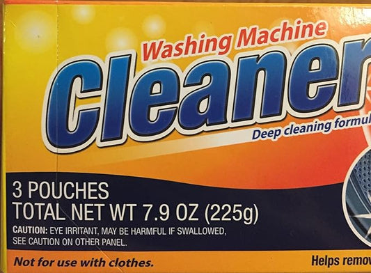 3 pouches Washing machine cleaner deep cleaning formula