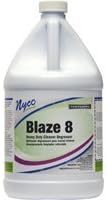 Nyco Blaze 8 Heavy Duty Cleaner Degreaser - 128 oz - Powerful, Fast-Acting Super Strength Degreaser for Toughest Cleaning Jobs - (NL220-G4)