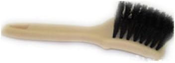 Hi-Tech Industries Nylon White Wall, Carpet, Upholstery, Tire Brush Interior Auto Detailing Brush