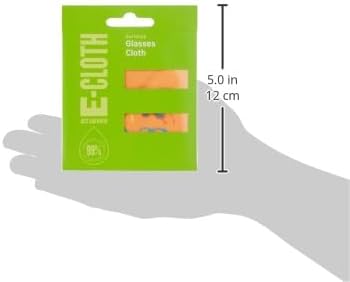 E-Cloth 3-Pack Glasses Cloth, Microfiber Cleaning Cloth, Ideal Eyeglasses, Sunglasses and Lens Cleaner, Washable and Reusable, 100 Wash Promise