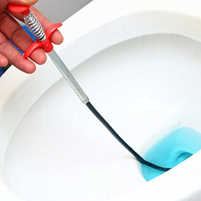Drain Snake, Drain Clog Remover - Gutter Cleaning Tools Drain Cleaner for Toilet Sewer Shower Kitchen Bathroom Tub Clogged Drains Opener Cleaning Tool, Flexible Grabber Claw Pick Up Reacher (24 inch)