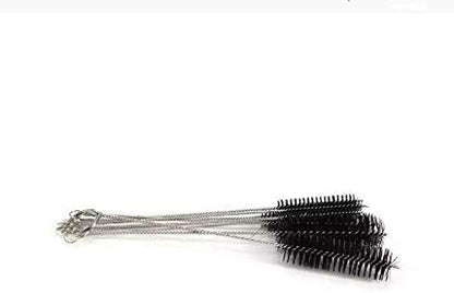 10pcs Refrigerator Condenser Cleaning Brush Clothes Dryer Lint Vent Cleaner Brush Foldable Washing Machine Home Brush Black