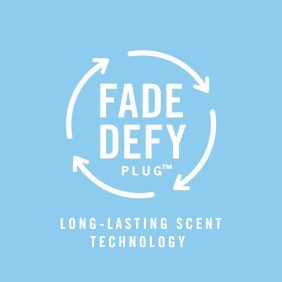 F'ebreze Plug In Air Freshener Fade Defy Plugs, Scented Oil Warmer Device, 8 fl oz, 2 Count