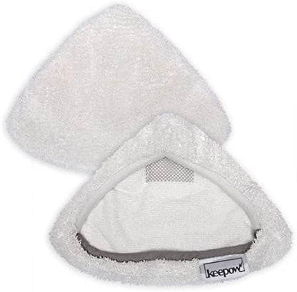 Steam Mop Pads for Bissell 2078 2165 20781 1544Z Triangle Poweredge Powerforce Lift-Off Steam Replacement Mop Pads Washable Reusable (3 Soft + 3 Scrubby)