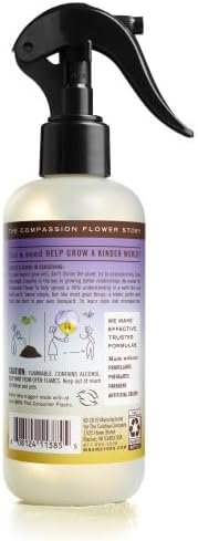 Mrs. Meyer's Clean Day Room Freshener, Compassion Flower Scent, 8 Fl Oz (Pack of 6)