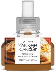 Yankee Candle Pumpkin Banana Scone ScentPlug Refills (Pack of 6)