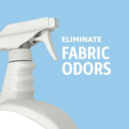 Amazon Basics Fabric Refresher Spray, Fresh Scent, Odor Eliminator, Dye-Free, Quick-Drying, 32 fl oz, Pack of 2