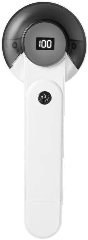Rechargeable Fabric Shaver, Electric Lint Remover for Clothes with Detachable Head, Efficient Pellet Remover for Home Laundry Care, Safe ABS Material, Fast Charging(5 Blade white)